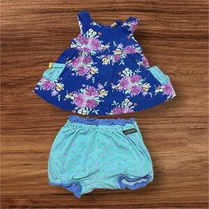 Matilda Jane Sweet & Serene Tunic Top and Sandbox Bloomers Size 12-18 Months